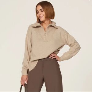 Lk Bennett half zip elliot pullover Sweater